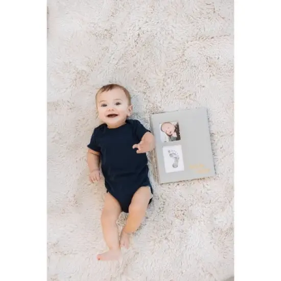 Pearhead Baby Linen Memory Book - Ivory image {5}