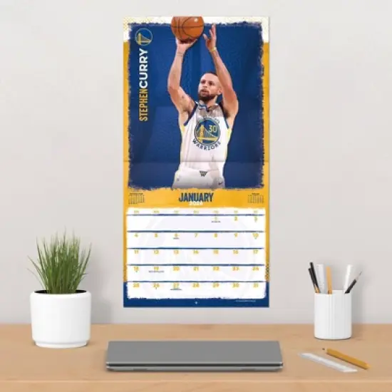 Golden State Warriors 2026 Golden State Warriors 12"x12" Wall Calendar image {4}