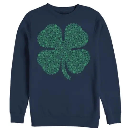 Men's Marvel St. Patrick's Day Hero Icon Clover Sweatshirt image {2}