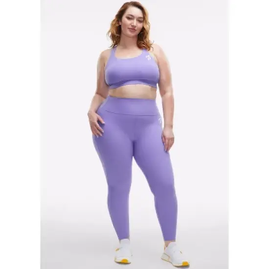 Peloton Women's Cadent High Rise Pocket Legging, Purple Haze image {3}