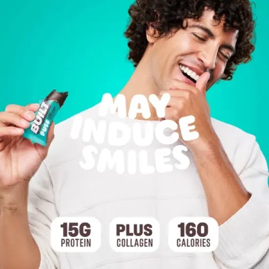 Built Bar Cookie Dough Chunk Puff Protein Bars - 15g Protein - 6.2oz/4ct image {3}