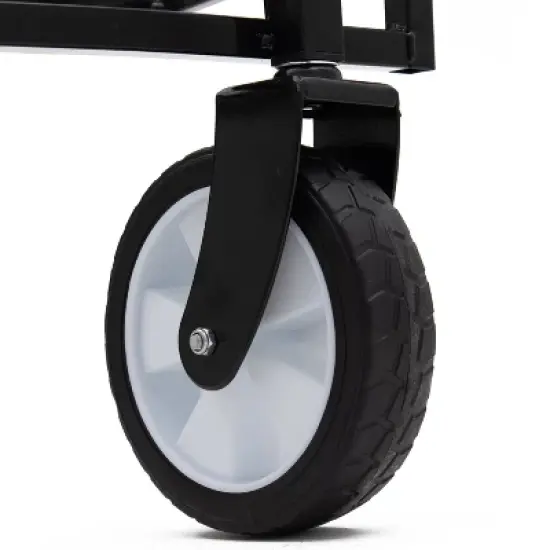 UBSSO Minimeetall Collapsible Outdoor Utility Wagon with Strapping System, Supports 225 lbs, Green Line image {14}