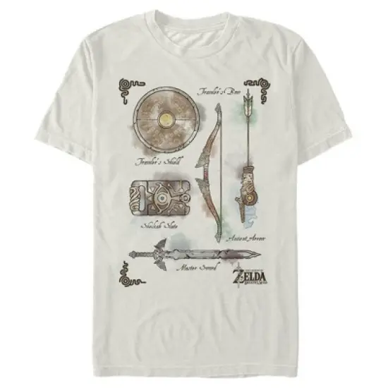Men's Nintendo Zelda Quest Gear Array T-Shirt image {2}