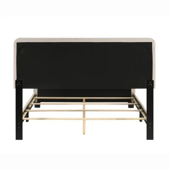 Phebe Button Tufted Upholstered Bed - HOMES: Inside + Out image {6}