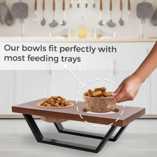 Hand-E Compostable and Disposable Feeding Bowls for Dogs & Cats image {4}