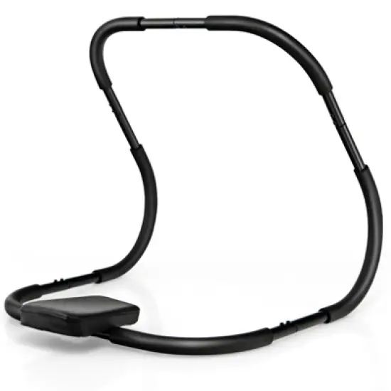 Costway Portable AB Trainer Fitness Crunch Workout Exerciser w/Headrest Home Office Gym Black/White image {9}