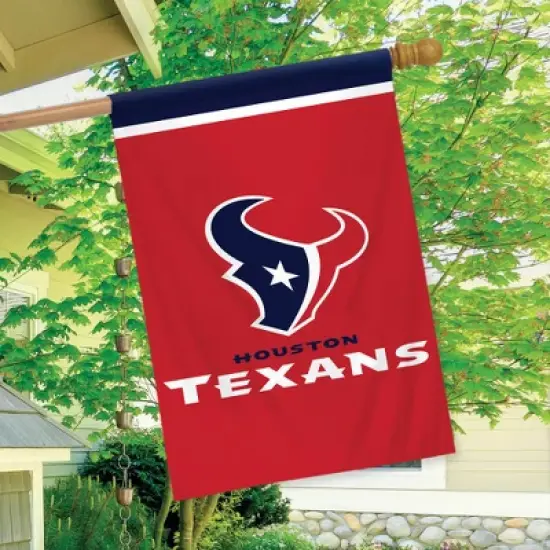 Briarwood Lane Houston Texans House Flag NFL Licensed 28" x 40" image {2}