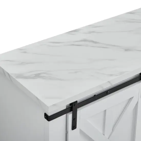 37" Buffet Bar Cabinet White - Home Essentials image {8}