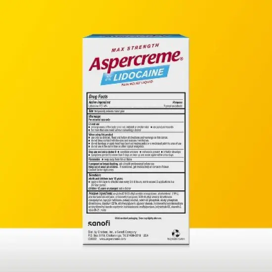 Aspercreme Lidocaine with No Mess Applicator - 2.5 fl oz image {1}