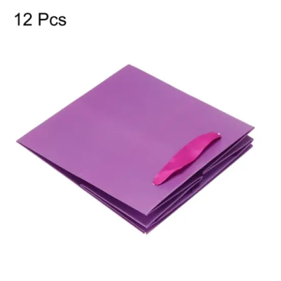 Unique Bargains Paper Bag with Handle Pack Bouquet Packaging Bag 12 pcs image {2}