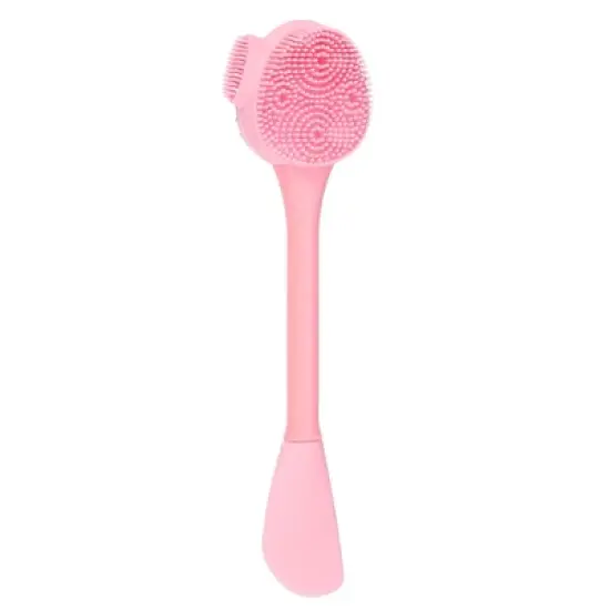 Unique Bargains Silicone Multifunction Handheld Facial Cleansing Brush 6.3"x1.57" 1 Pc image {6}