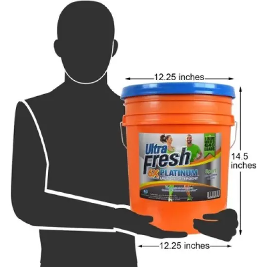 Ultra Fresh 6X Platinum Sport Laundry Detergent image {2}