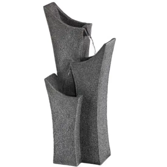 John Timberland Exton Modern Zen Cascading Arched Outdoor Floor Water Fountain 30 3/4" for Yard Garden Patio Home Deck Porch House Exterior Balcony image {4}