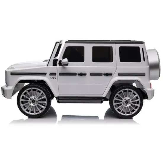 24V Licensed Mercedes-Benz G500 Kids Ride On Car, Electric SUV with 2.4G Remote, 3 - speed adjustable, USB, MP3, Bluetooth, LED image {8}