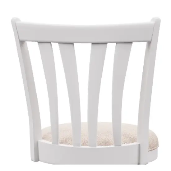 30" Savana Wood Bar Height Swivel Stool White - Hillsdale Furniture image {11}