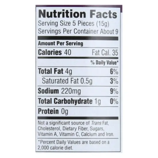 Mediterranean Organic Pitted Kalamata Olives - Case of 12/8.4 oz image {5}