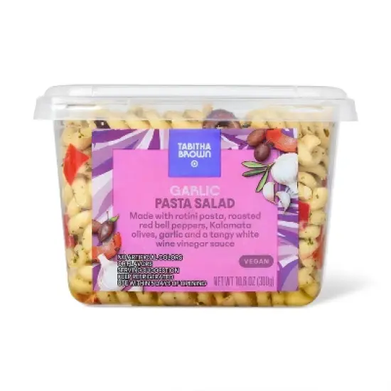 Vegan Garlic Pasta Salad - 10.6oz - Tabitha Brown for Target image {2}