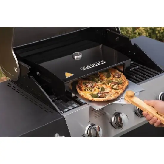 Cuisinart Grill Top Pizza Oven Kit CPO-700: Outdoor Cooking, 12" Peel, No Assembly image {5}