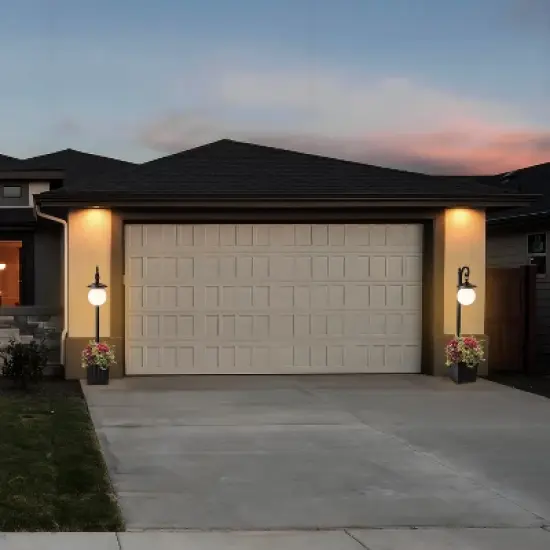 C Cattlya Solar Outdoor Post Light with Planter and Acrylic Shade image {5}