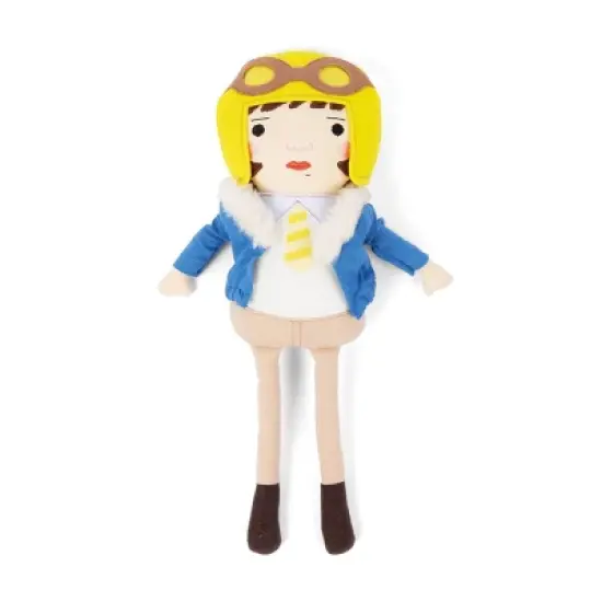 Piccolina Trailblazer Amelia Earhart Plush Doll image {1}