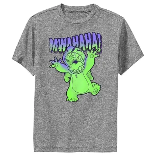 Boy's Lilo & Stitch Mwahaha Halloween Horror Performance Tee image {3}