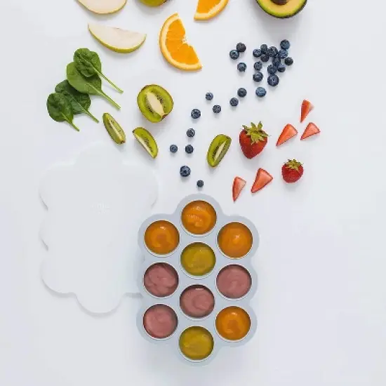 Simka Rose Silicone Food Freezer Tray 10Pc image {2}