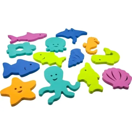 FunPlay Foam Under the Sea Bath Buddies - 13pc image {3}