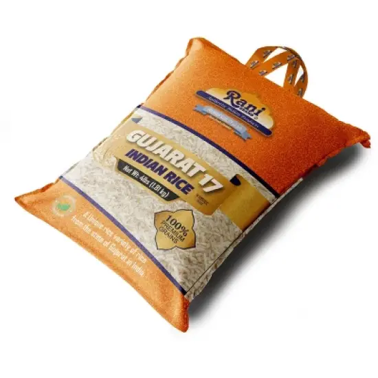 Gujarat 17 Indian Rice 64oz (4lbs) 1.81kg - Rani Brand Authentic Indian Products image {5}
