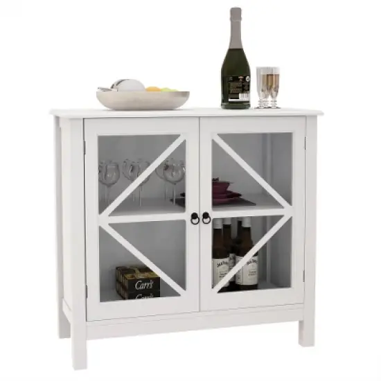 LIVAREEmlen Kitchen Baker's Racks with Double Glass Doors image {7}
