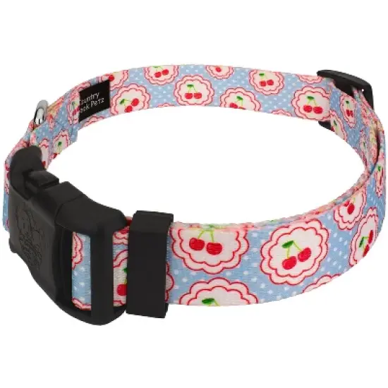 Country Brook Petz Deluxe Cherry on Top Dog Collar and Leash Limited Edition image {1}