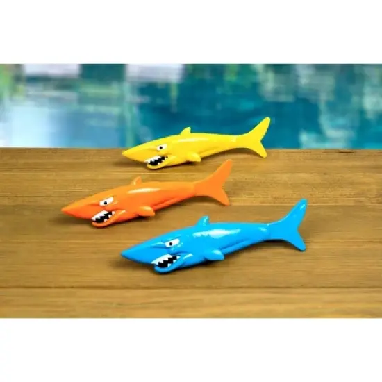 Poolmaster Shark Diving Toy Swimming Pool Game for Underwater Play - 3pk image {2}