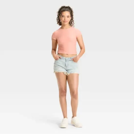 Women's Slim Fit Short Sleeve Perfect T-Shirt - Wild Fable&trade; image {2}