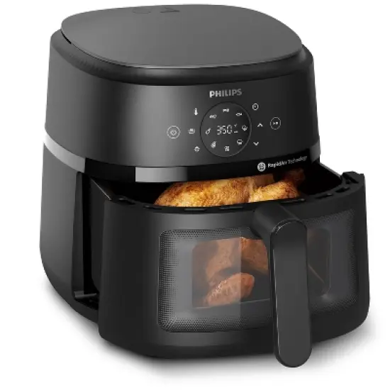 Philips 2000 Series 6.5qt Air Fryer Black image {1}