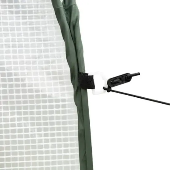 Outsunny 7' x 7' x 6' Portable Walk-in Greenhouse, Pop-up Setup, Outdoor Garden Canopy Hot House, Zipper Door image {5}