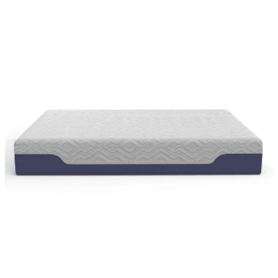 NicBex 10 Inch Cooling Hybrid Memory Foam and Innerspring Mattress for a Cool Sleep,Fiberglass Free,Medium Feel Mattresses,White+Blue image {4}