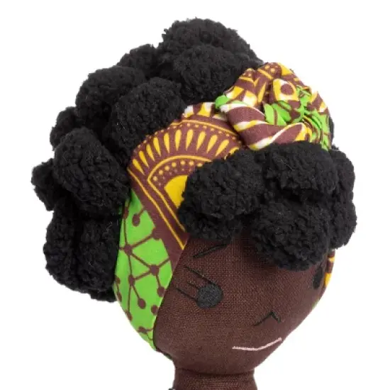 HarperIman Yumi 14'' Plush Linen Doll image {3}