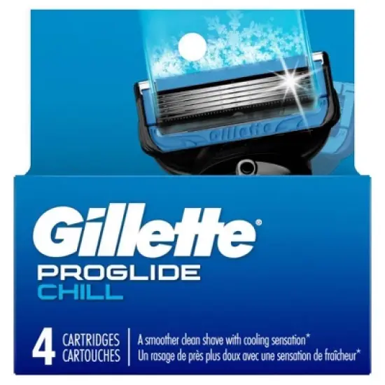 Gillette ProGlide Chill Razor Refills for Men image {10}