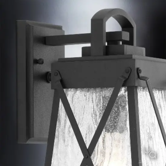 Urban Ambiance Luxury English Country Outdoor Wall Light,  15-3/4"H x 8-3/8"W,  Midnight Black Finish, UHP1053 image {3}