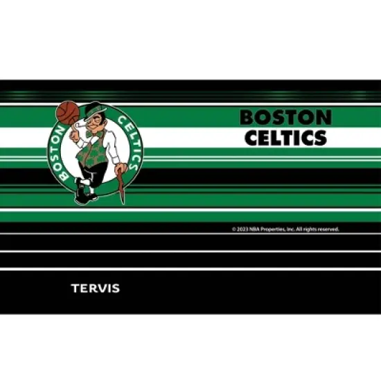 NBA Boston Celtics 20oz Hype Stripes Stainless Steel Tumbler image {1}
