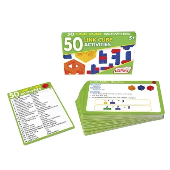 Junior Learning 50 Link Cube Activities image {2}