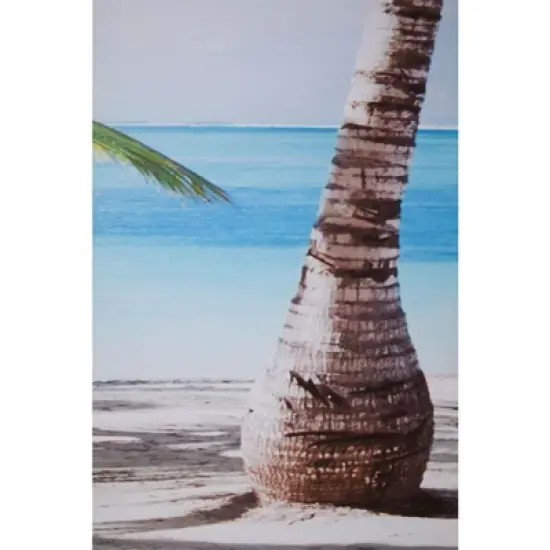 Legacy Decor Canvas Room Divider Double - Sided Digital Print Virgin Islands Beach Design image {6}