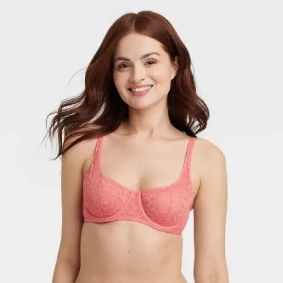 Women's Lace Unlined Scoop Balconette Bra - Auden&trade; image {7}