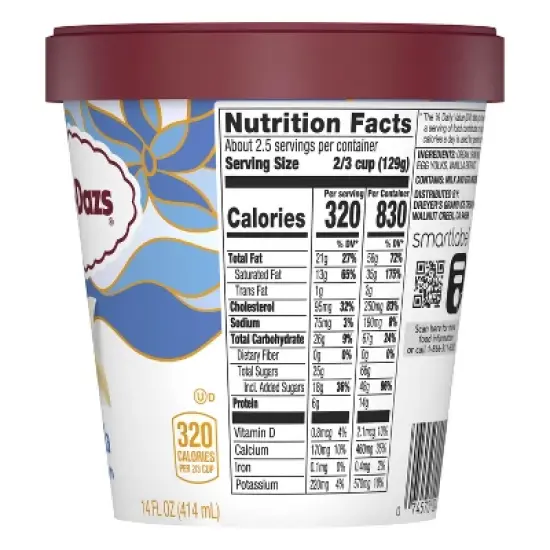 Haagen-Dazs Vanilla Ice Cream - 14 fl oz image {5}