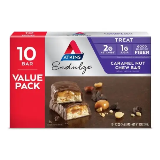 Atkins Endulge Caramel Nut Chew Bar image {6}