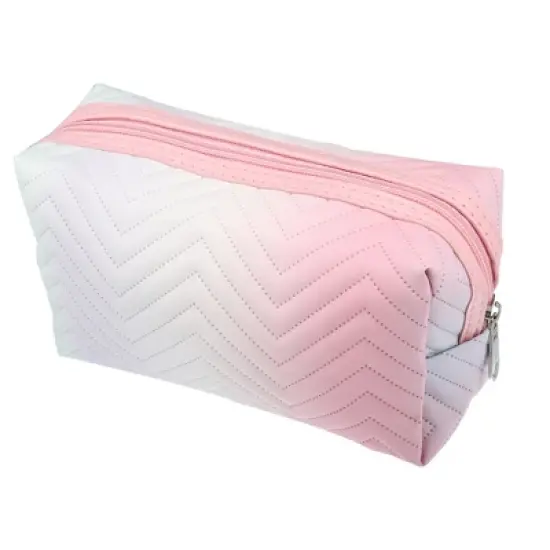 Unique Bargains Travel Makeup Bag Portable Toiletry Bag Small Cosmetic Organizer Gradient image {8}
