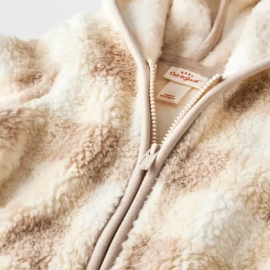 Baby Faux Fur Shearling Jacket - Cat & Jack&trade; Off-White image {3}