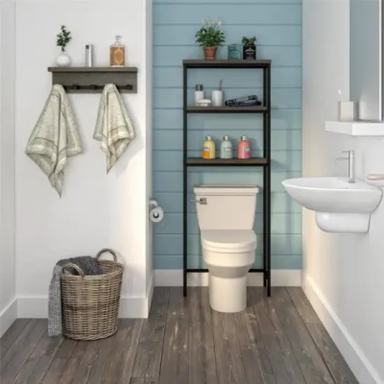 Meyers Over the Toilet Storage Cabinet Brown - Room & Joy image {2}