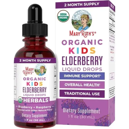 MaryRuth's Organic Kids Elderberry Liquid Drops image {9}