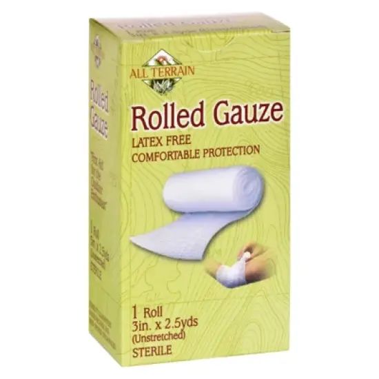 All Terrain 3" Latex Free Rolled Gauze - 2.5 yd image {4}