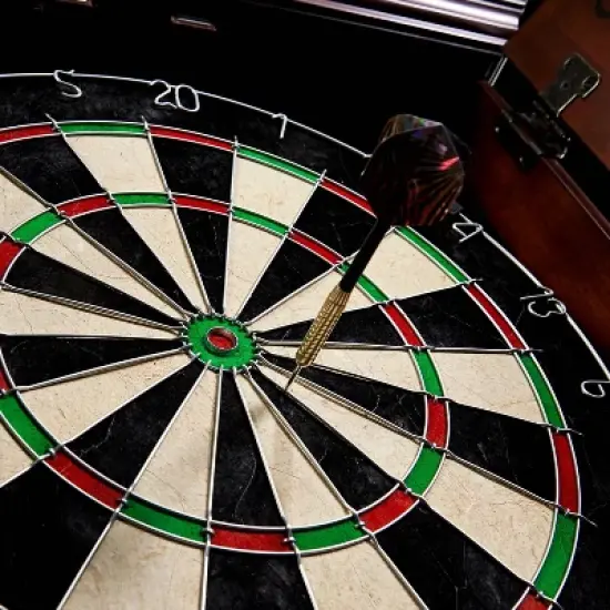 Barrington Chatham Bristle Dartboard and Cabinet Set image {1}